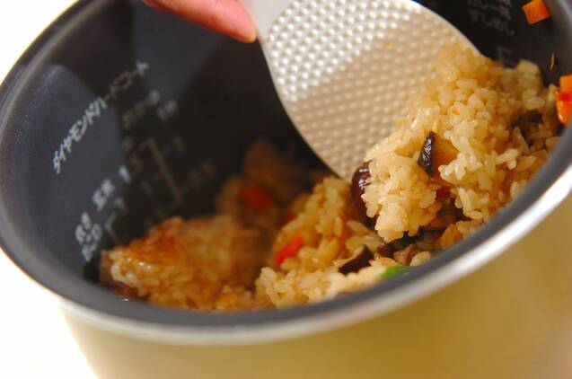 炊飯器で中華おこわの作り方の手順12