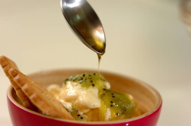 キウイオリーブアイスの作り方の手順2