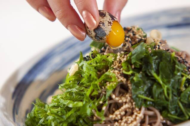 ねばねばそばの作り方の手順4