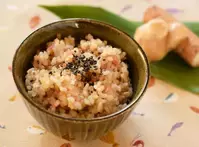 ショウガで温活ダイエット！ショウガとゴボウの玄米混ぜご飯