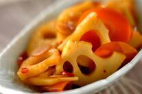 根菜のピリ辛漬け