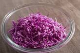 紫キャベツのソースマリネの作り方1