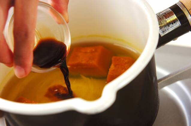 カボチャの煮物の作り方の手順4