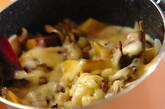 キノコとサツマイモのクリーム煮の作り方4