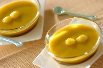 白玉入りカボチャスープ