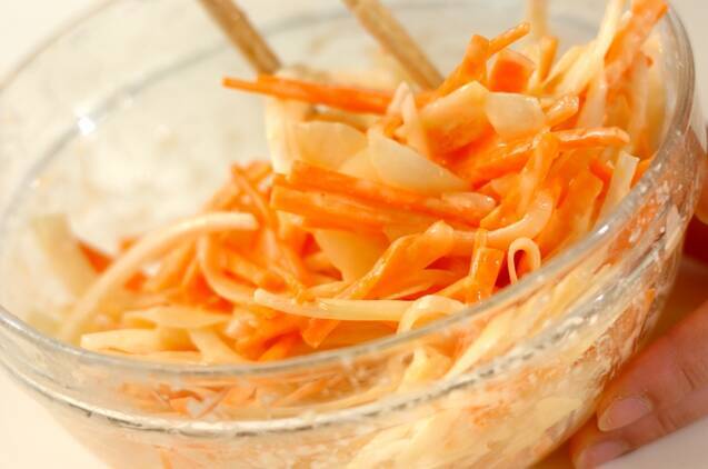 エビのかき揚げの作り方の手順4