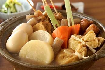 我が家の定番おでん 下ゆでは電子レンジで時短に