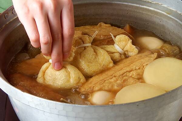 我が家の定番おでん 下ゆでは電子レンジで時短にの作り方の手順6