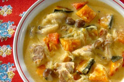 カボチャのフライパンシチュー