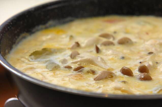 カボチャのフライパンシチューの作り方の手順5