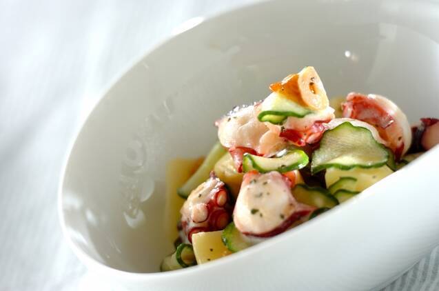 タコとジャガイモのサラダ