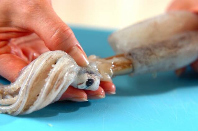 イカのサルターテの作り方の手順1