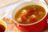 プチトマトのコンソメスープ