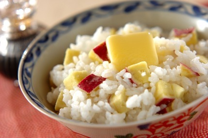 サツマイモのバターご飯