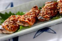 サンマの梅みそ焼き