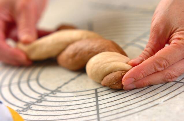 4色のクレヨンパンの作り方の手順8