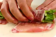 ピーマンの豚肉巻き天ぷらの作り方1