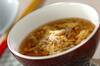 中華風かき玉スープの作り方の手順