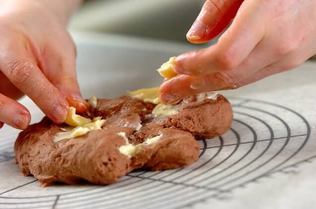 ハートのホワイトショコラベリーの作り方の手順4