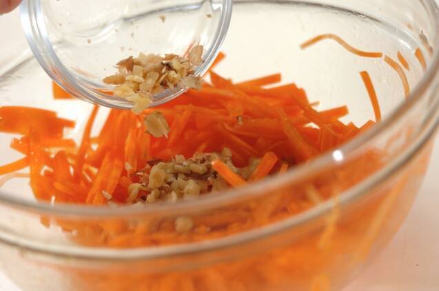 キャロットサラダの作り方の手順4
