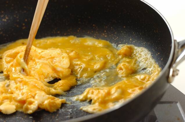 豚バラ肉とニラのチャプチェ風の作り方の手順3