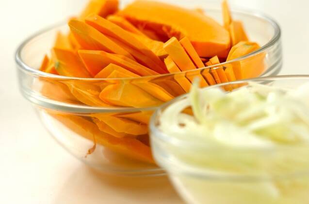 パンプキンスープの作り方の手順1