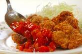 トマトソースがけヒレカツの作り方4