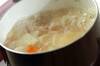 キムチ豆乳豚汁の作り方の手順4