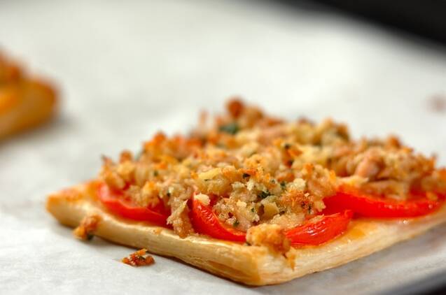 トマトとツナのお手軽パイの作り方の手順7