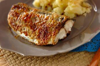 サバのマスタードソース焼き