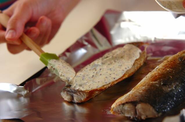 サバのマスタードソース焼きの作り方の手順4