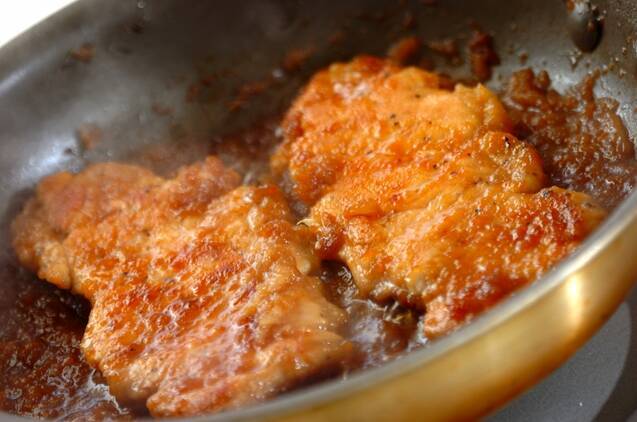 ごはんがすすむ！やわらかポークソテーの作り方の手順4