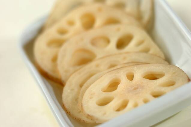 レンコン入りメンチカツの作り方の手順1