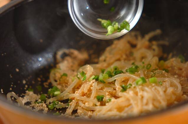 糸コンニャクめんたいの作り方の手順4