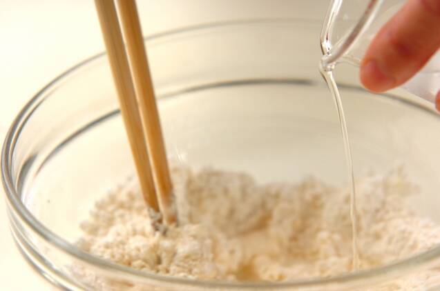 エビの天ぷらの作り方の手順4