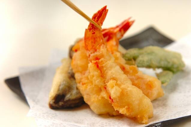 エビの天ぷらの作り方の手順8