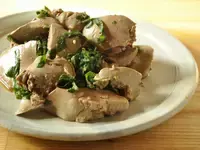 ゆでレバーの大葉和え by保田美幸さん
