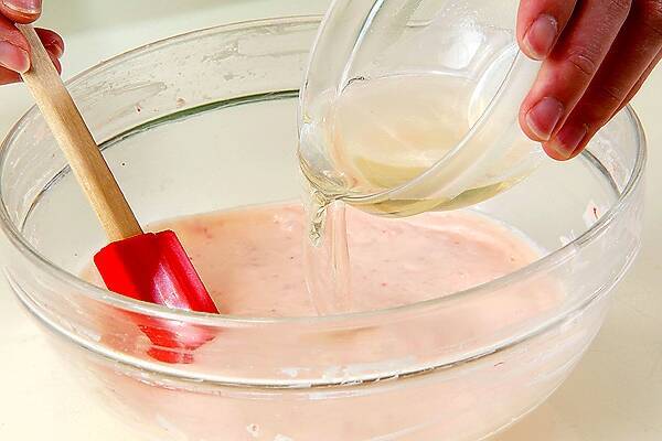 イチゴのチーズケーキの作り方の手順5