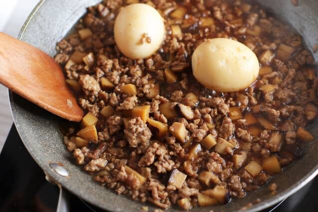 台湾ごはん ルーローハン（魯肉飯）の作り方の手順8