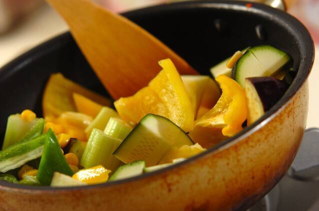 野菜のくったりトマト煮の作り方の手順8