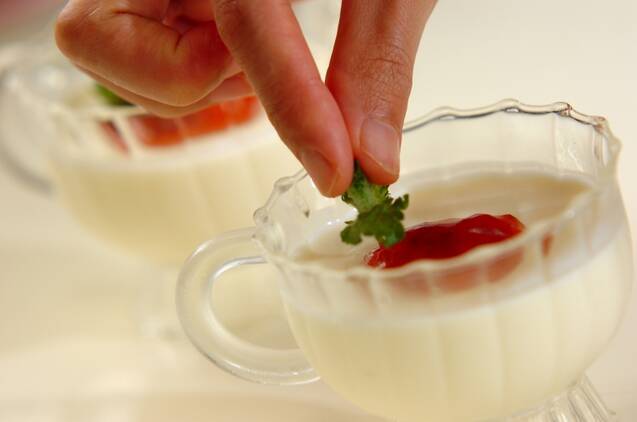 濃厚パンナコッタの作り方の手順6