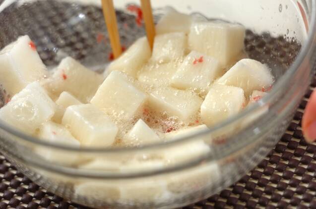 長芋の桜和えの作り方の手順2