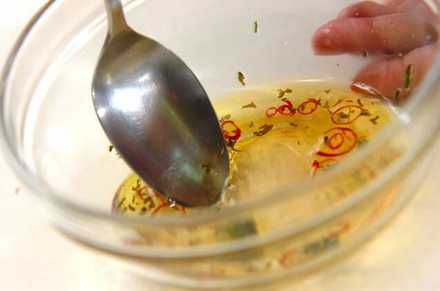 キノコのマリネの作り方の手順3