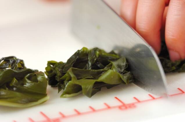 タケノコと高野豆腐の炊き合わせの作り方の手順2