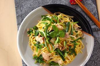 XO醤のモヤシ焼きそば