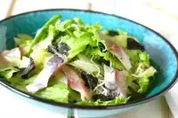 アジのチョレギ風ボリュームサラダ