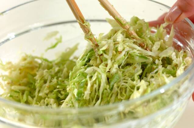 中華風コールスローの作り方の手順2