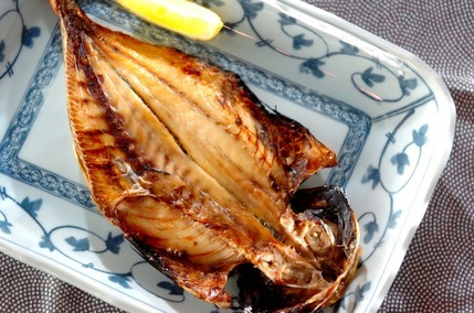 アジの開き焼き