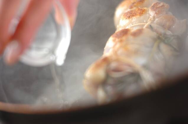 ハーブチキンのミルク煮込みの作り方の手順5