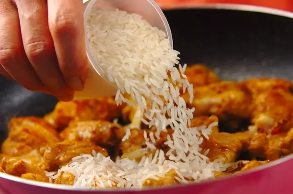 ワンパン本格インド料理 ビリヤニの作り方3